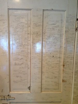 The Everys "measured" practically every kid at the lake each year and recorded their heights on a door in their cottage. Eventually the measuring extended to the walls. This bit of history has been preserved by the Every descendants, who still own the cottage, to this day.