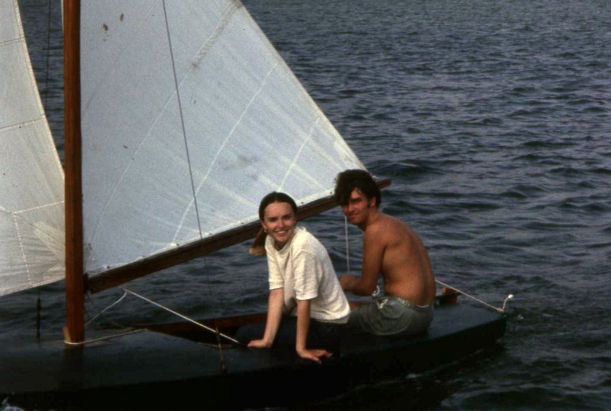 Larry Ryan with his girlfriend, Sharon, in about 1969 at Clark Lake. They later married and have been together for 42 years. 