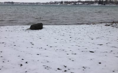 April Snow at Clark Lake