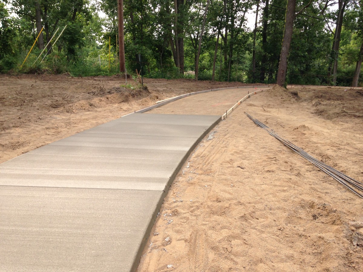 New section of Trail built between Rita and Grand Blvd in 2014
