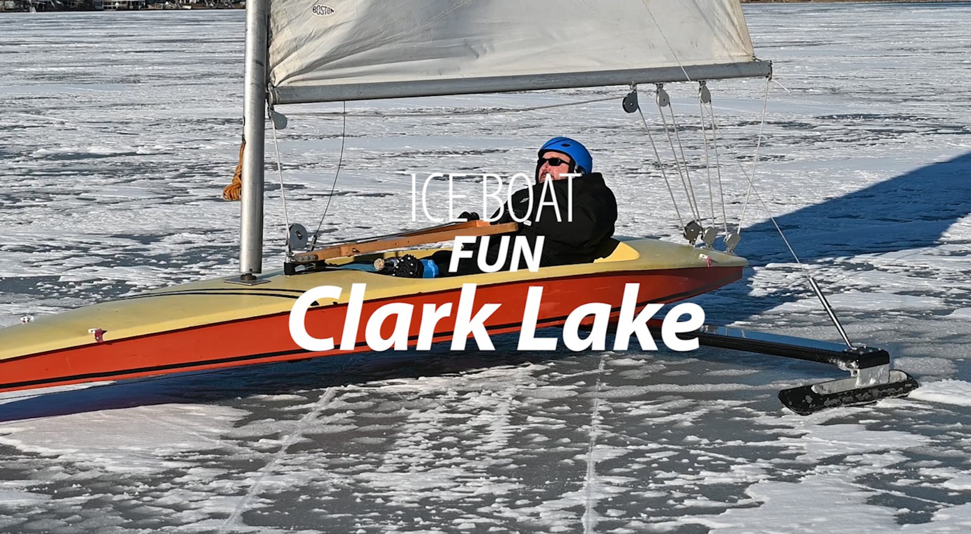 Ice Boat Thursday Fun Clark Lake Spirit Foundation
