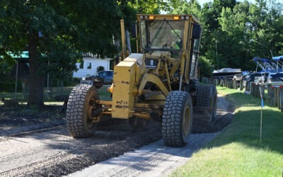 Eagle Point Drive Paving Begins