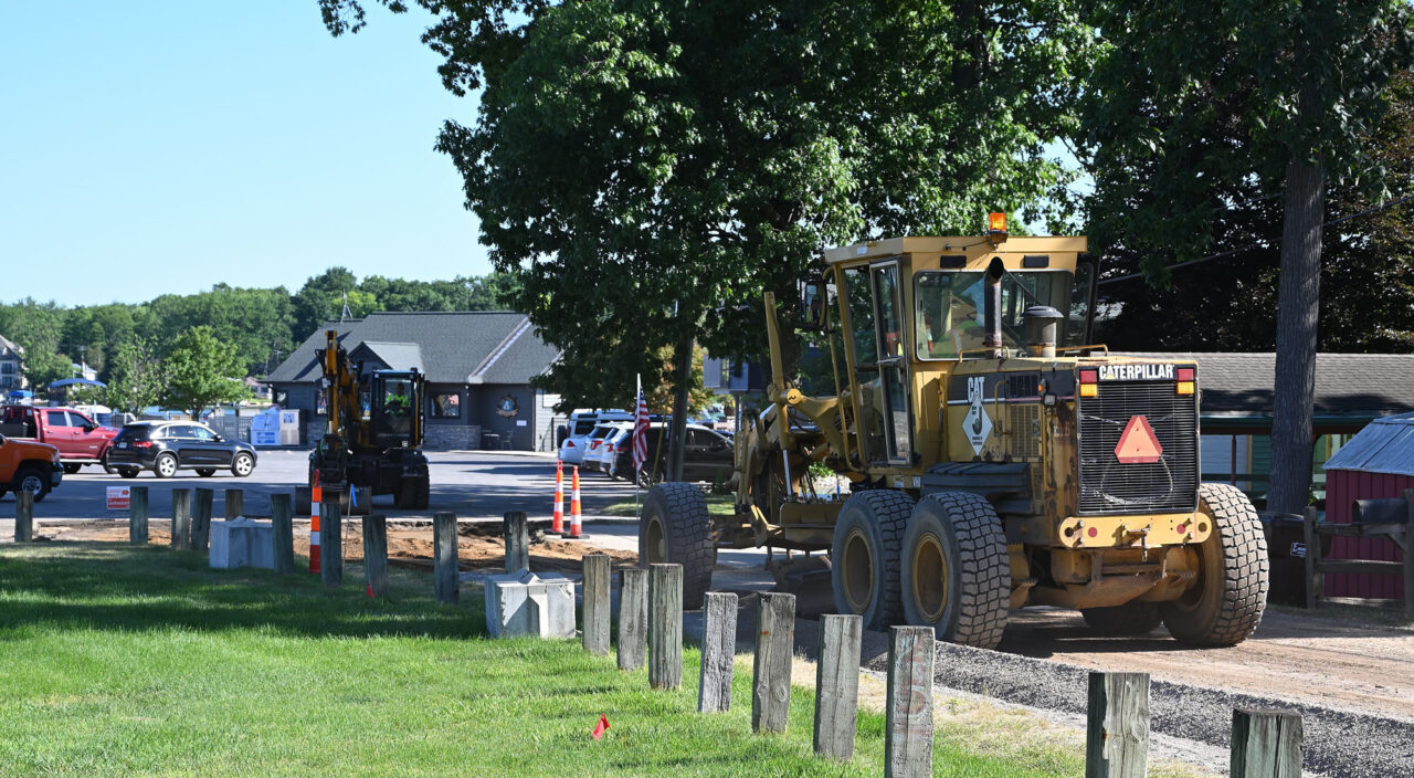 Eagle Point Drive Paving Begins Clark Lake Spirit Foundation