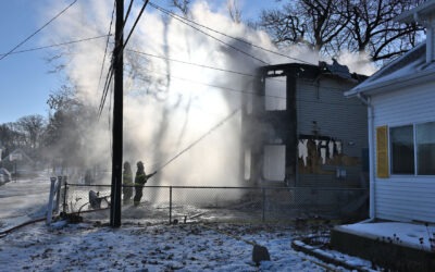 Fire Destroys House